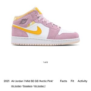 Air Jordan 1 Mid SE GS 'Arctic Pink'